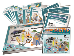 Piles of Roadway Safety Program CDs